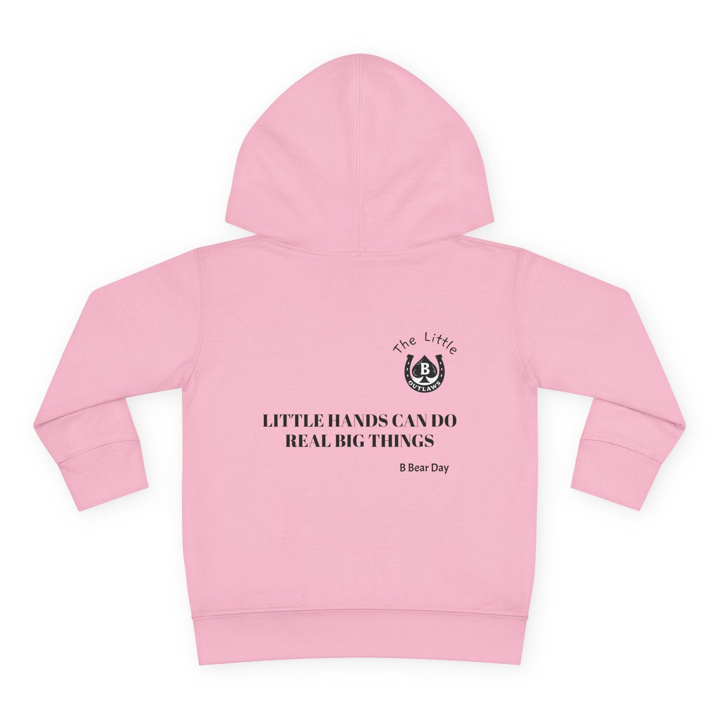 Little Hands Big Things Hoodie – Little Outlaws Blue Edition