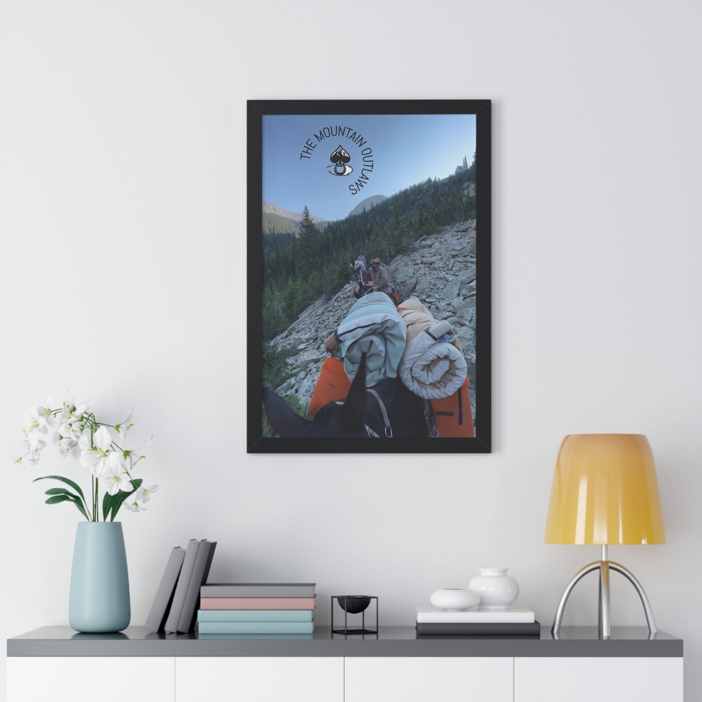 The Load Carriers – Mountain Outlaws Pack Train Print