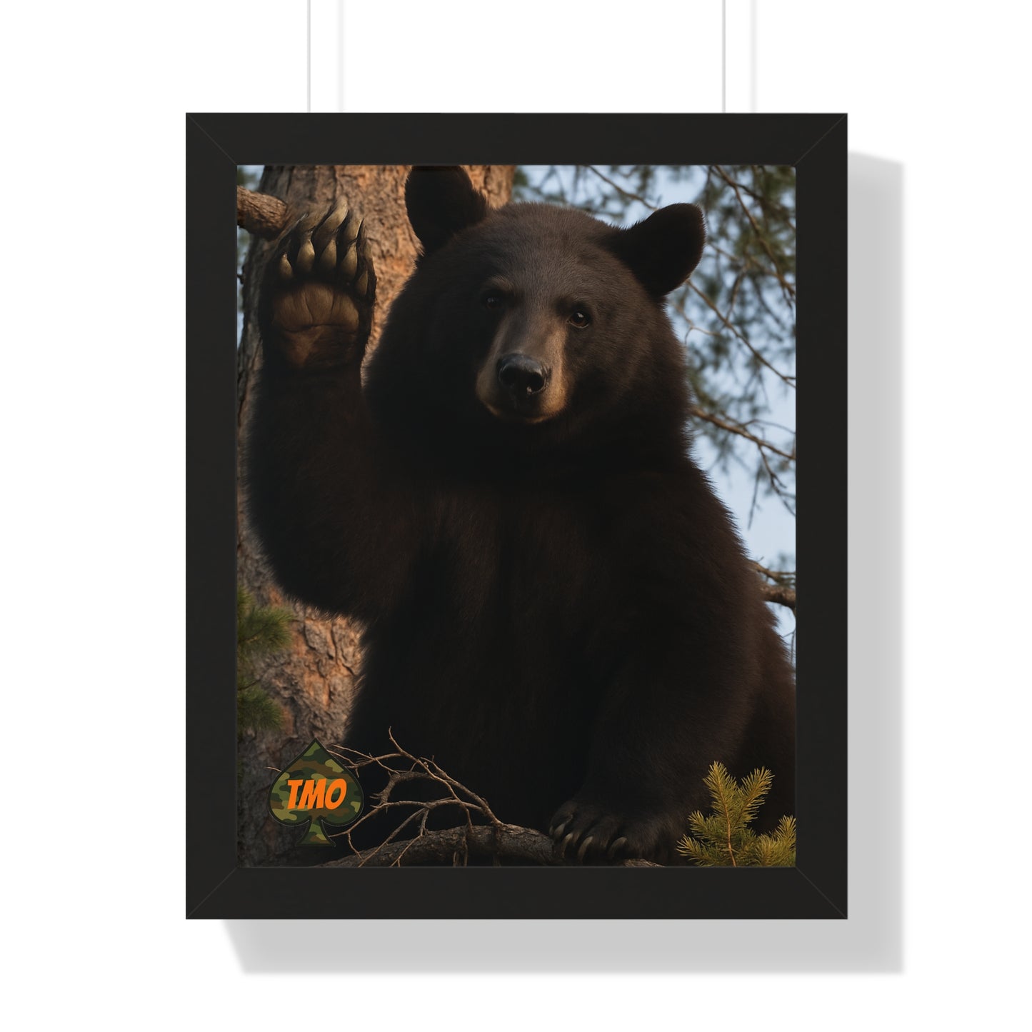 TMO Bear in the Pines – Outlaw Wall Art