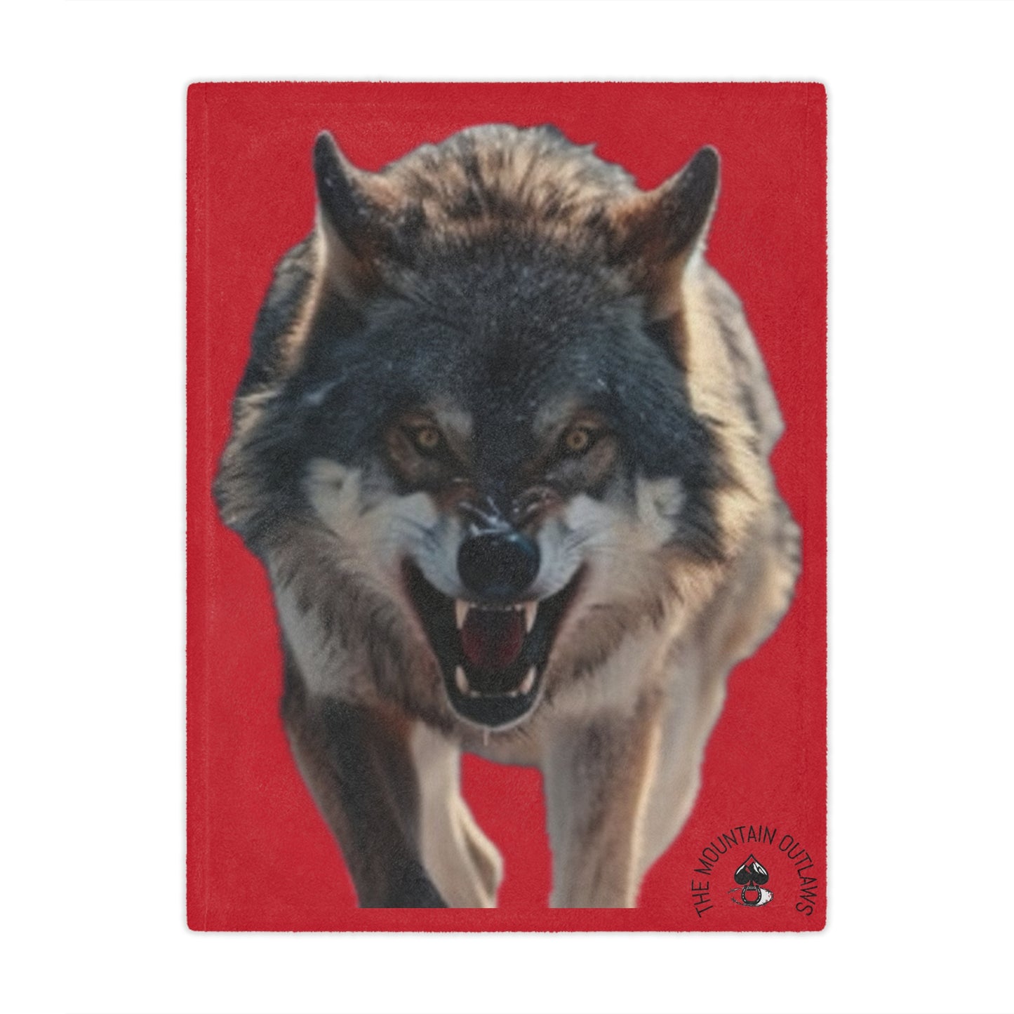 The Wolf Snarl Blanket – Red Means You Bit Back
