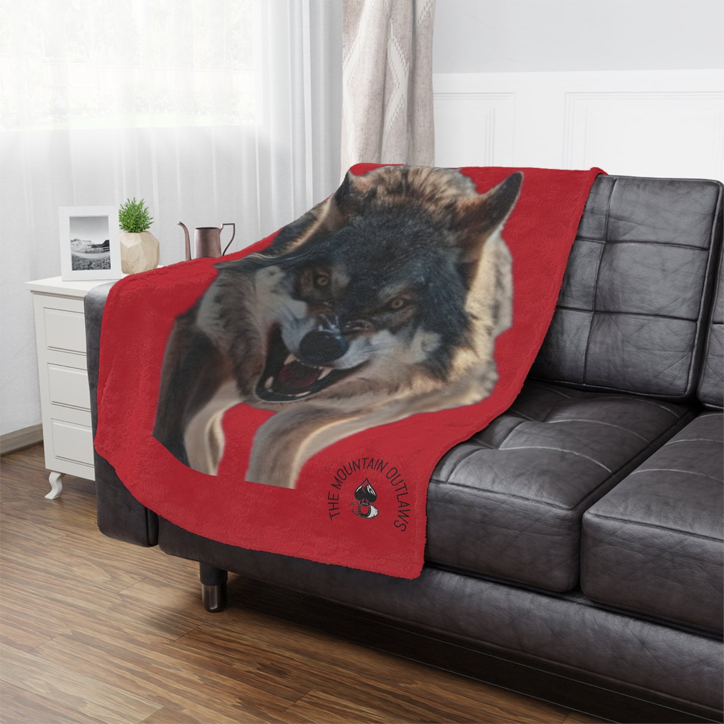 The Wolf Snarl Blanket – Red Means You Bit Back