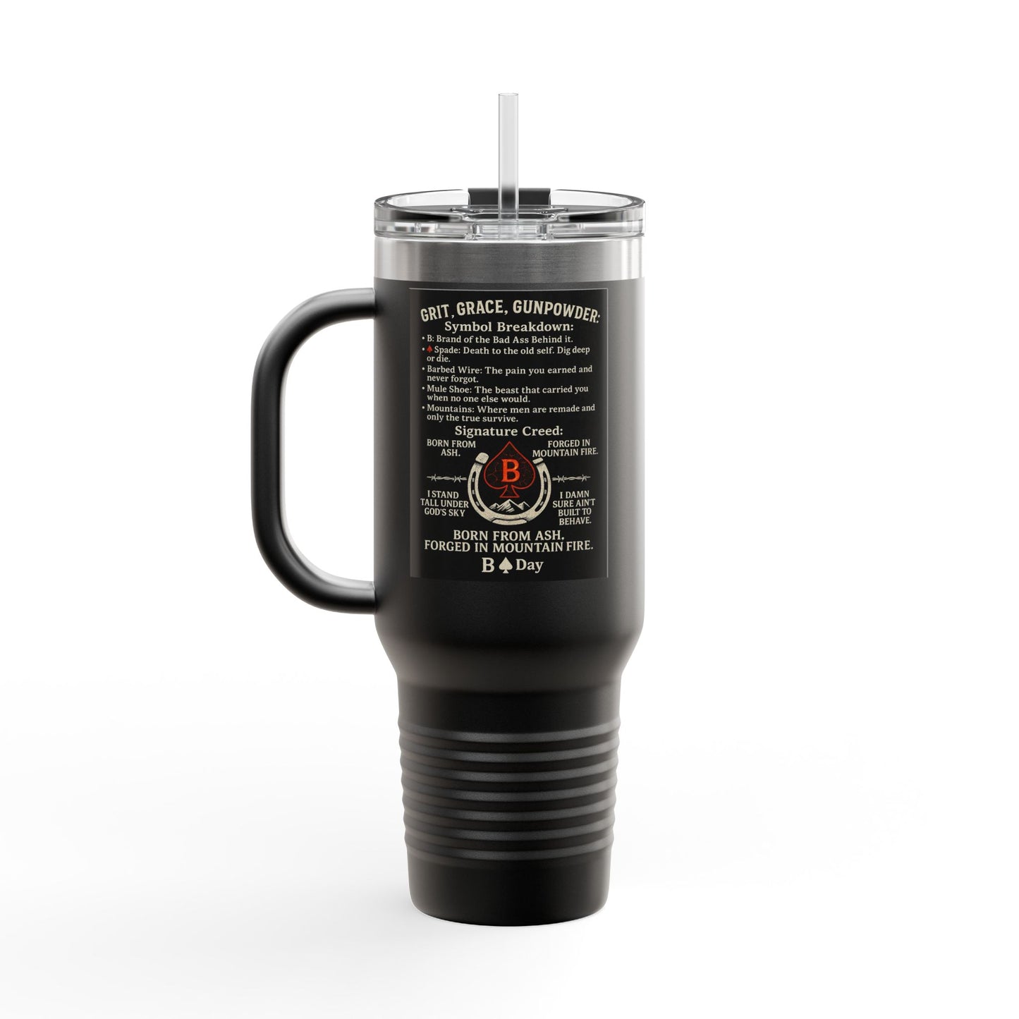 Grit. Grace. Gunpowder. — Signature Creed Mug (B Bear Day)