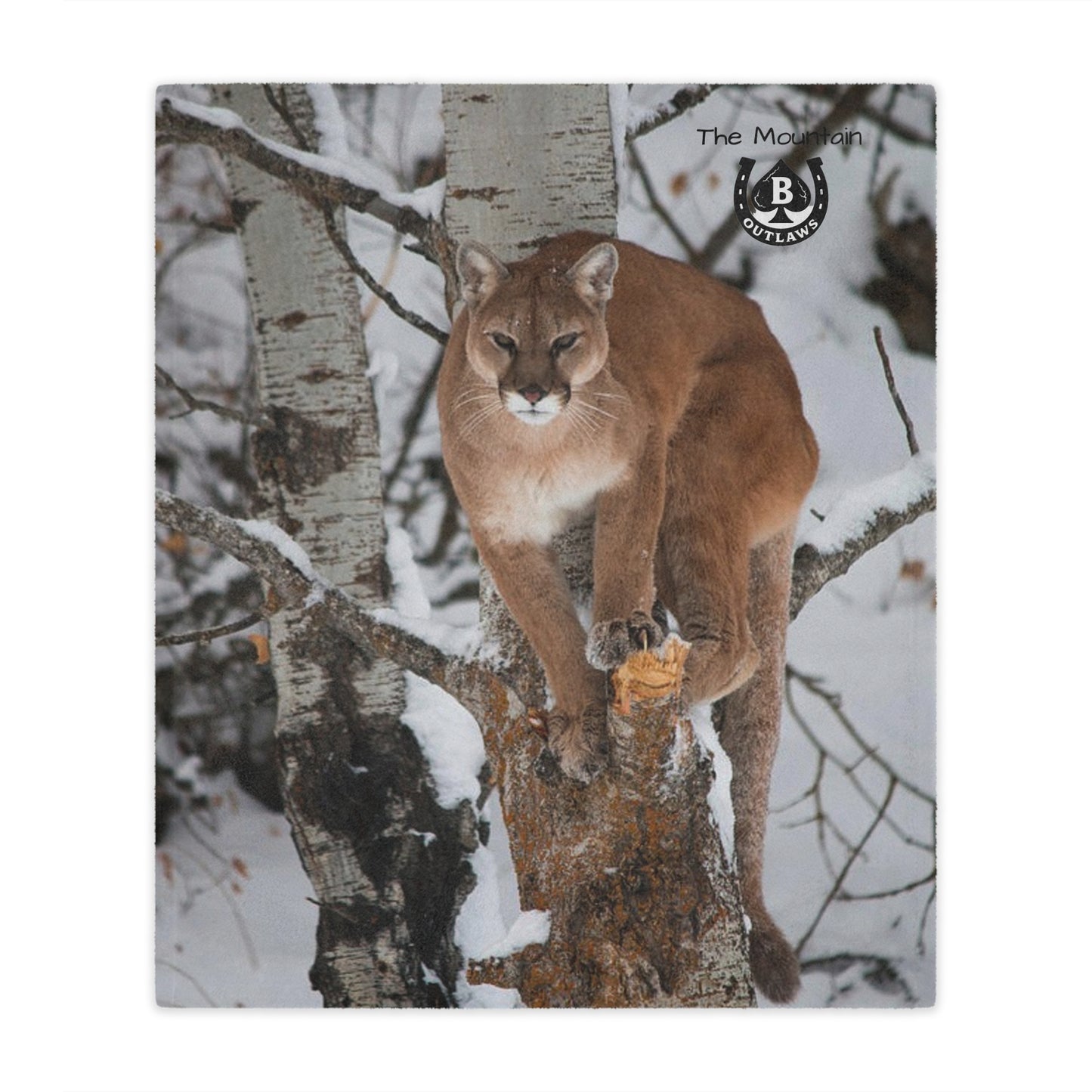 Cozy Wildlife Minky Blanket - The Still Blanket – Mountain Outlaws Bed-line Apex