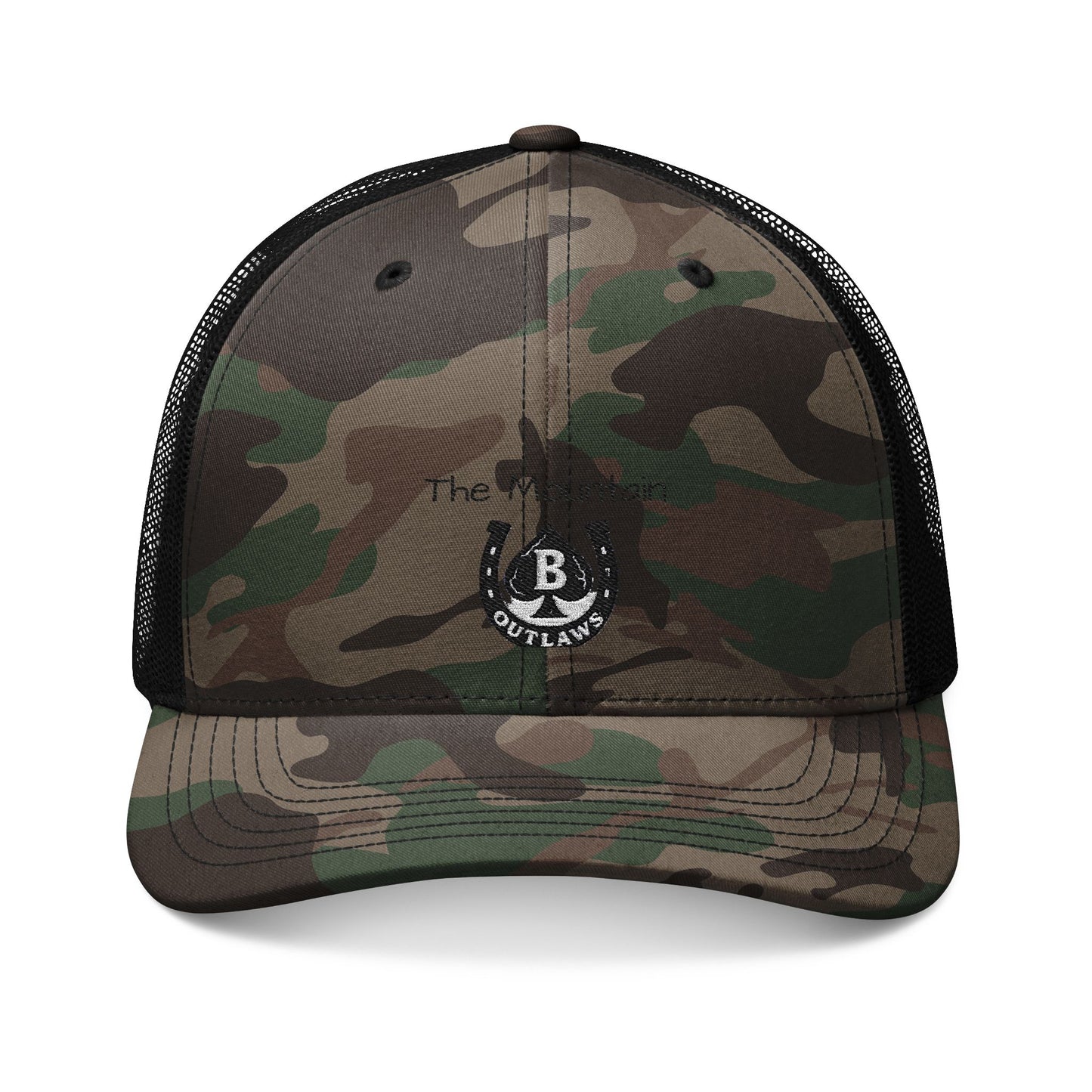 The Mountain – Camo Outlaw Tracker Cap