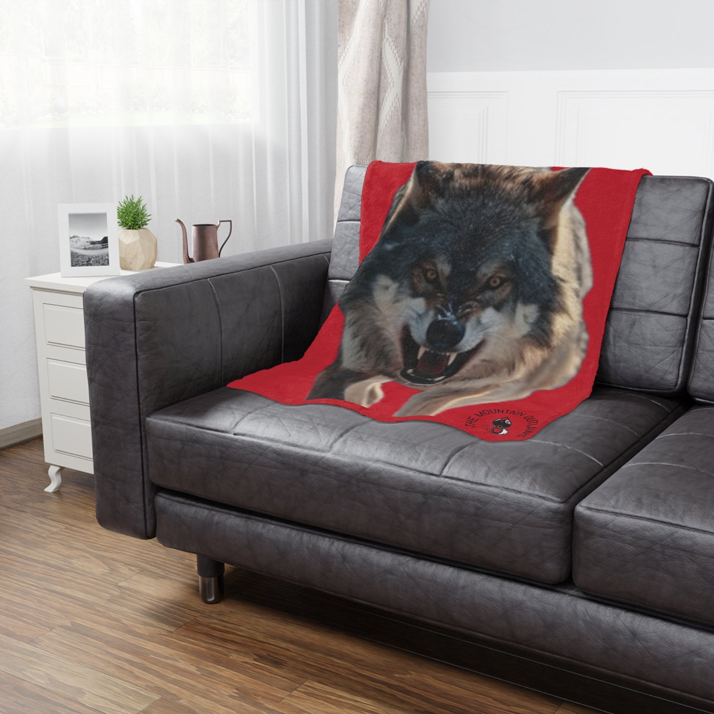 The Wolf Snarl Blanket – Red Means You Bit Back