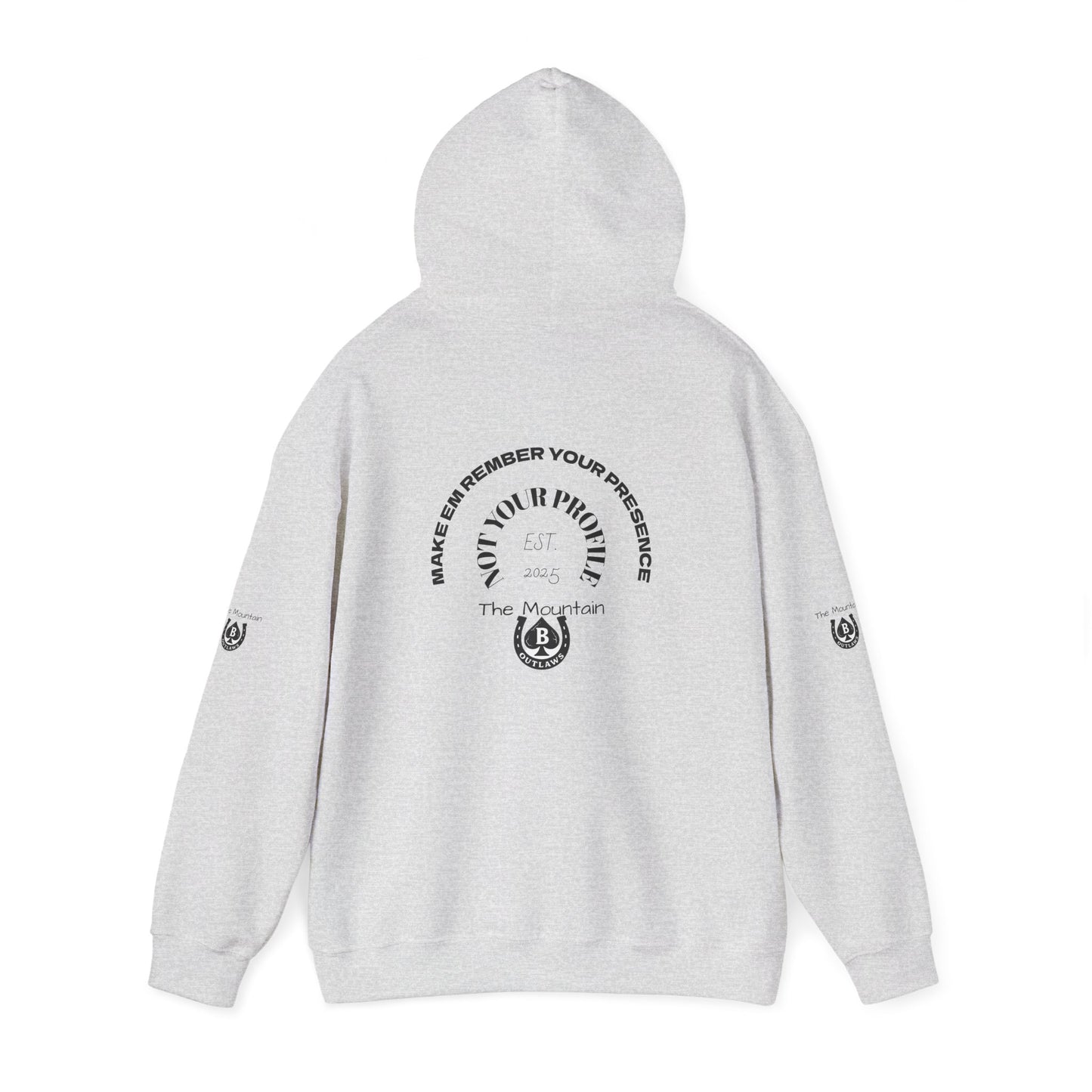 Presence Over Profile Hoodie – Mountain Outlaws Edition