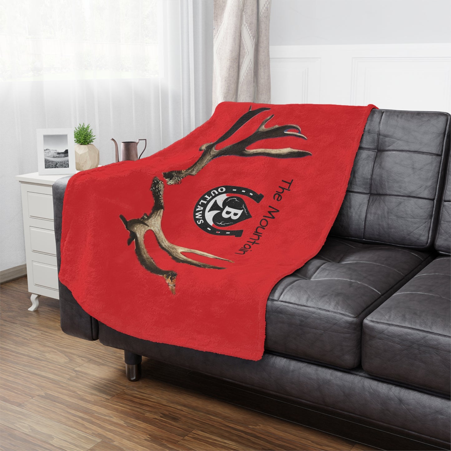 Rustic Outdoor Minky Blanket - The Signal Blanket – Mountain Outlaws War-post Edition