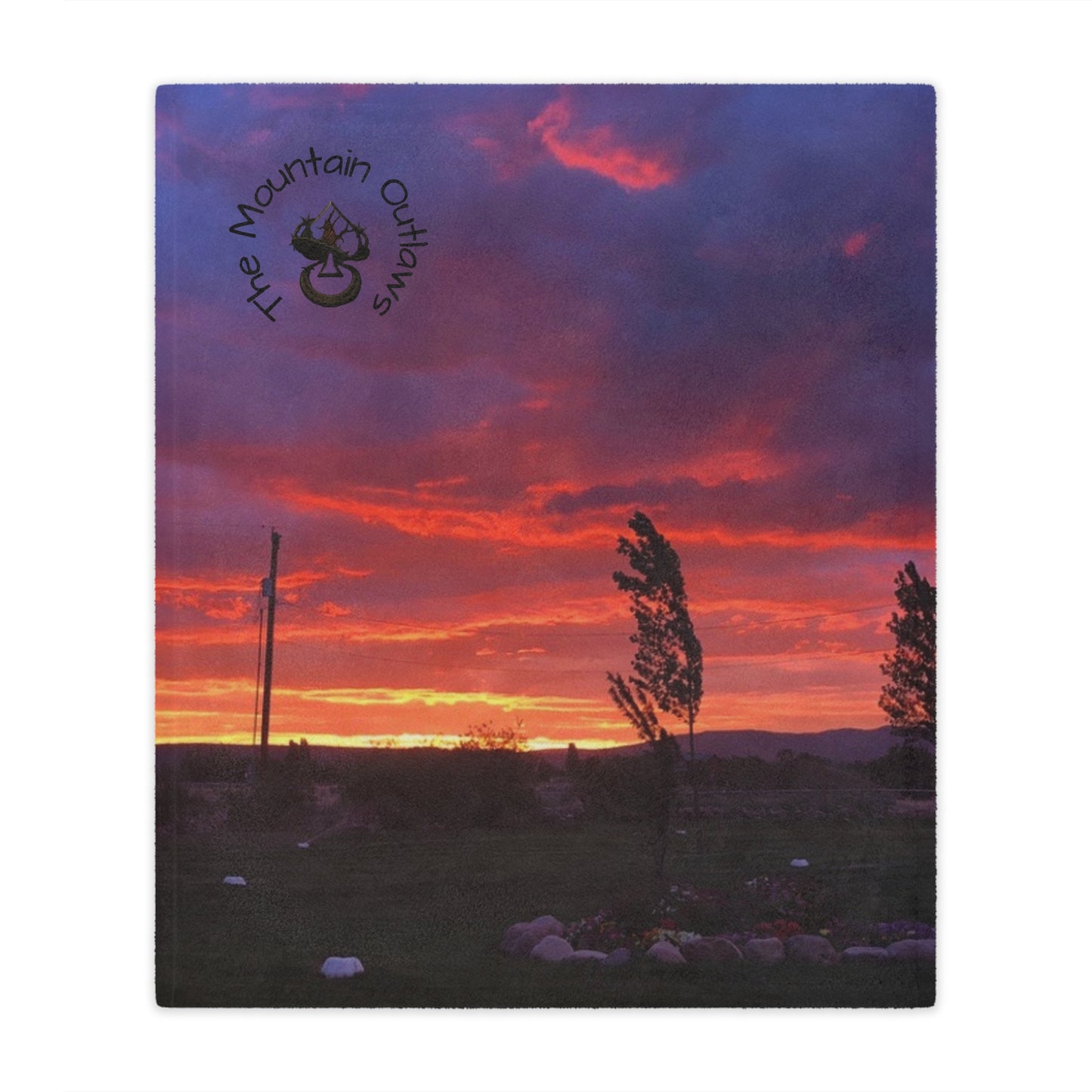 “Last Light” Western Sunset Blanket – Mountain Outlaws Gear