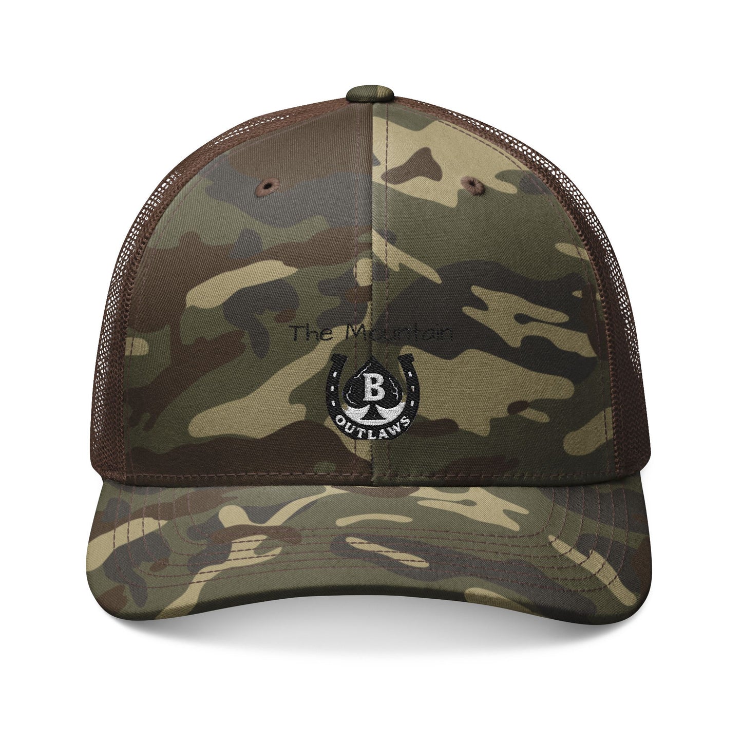 The Mountain – Camo Outlaw Tracker Cap