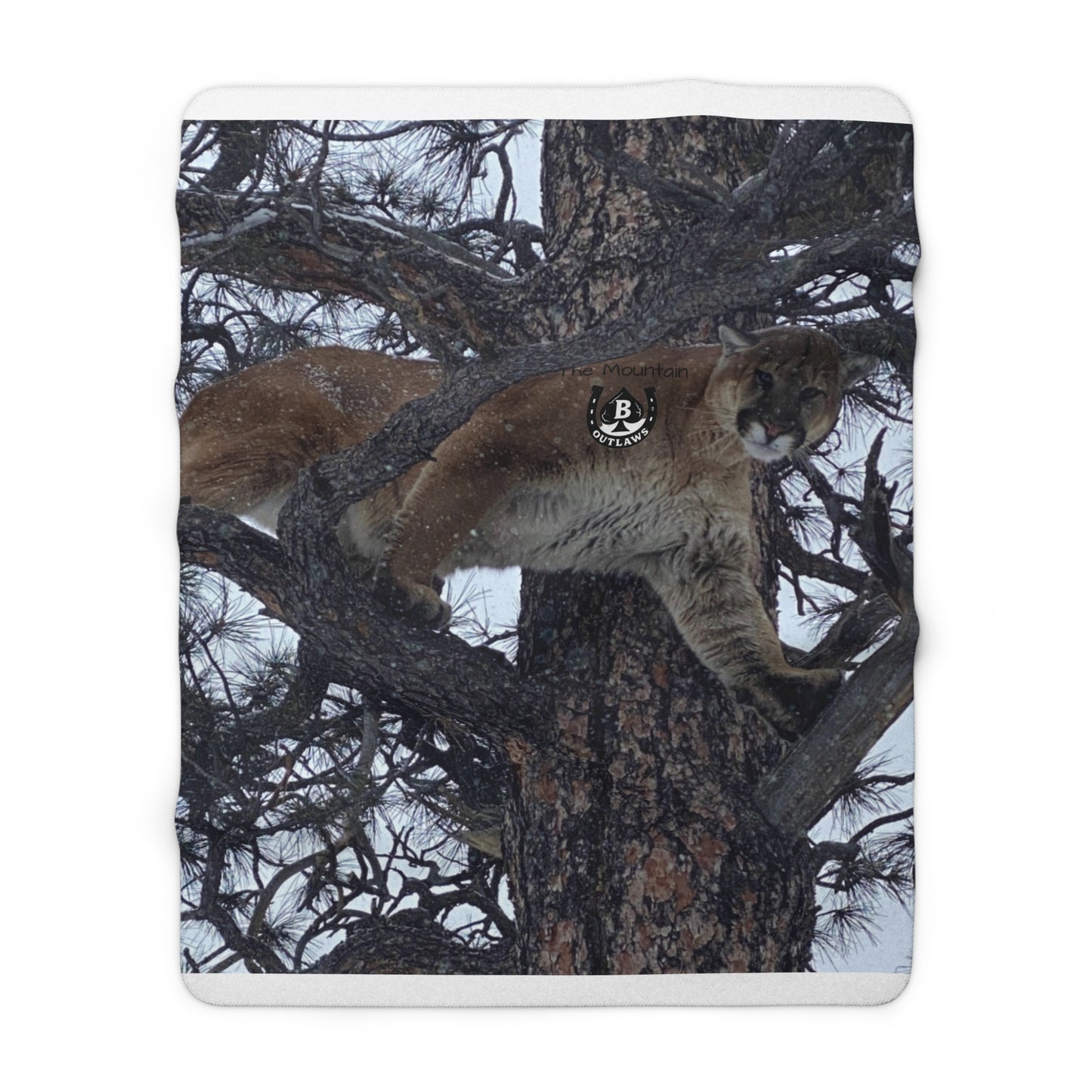 Cozy Sherpa Fleece Blanket - The Ghost Blanket – Mountain Outlaws Timber Watch