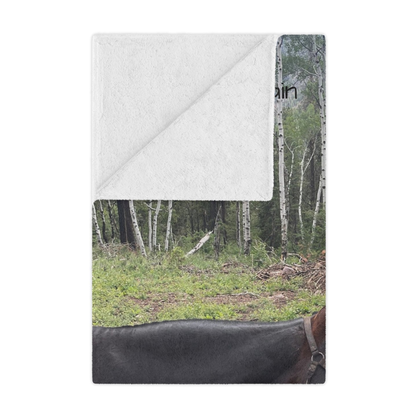 Rustic Outdoor Minky Blanket,The Bond Blanket – Mountain Outlaws Load & Loyalty Edition