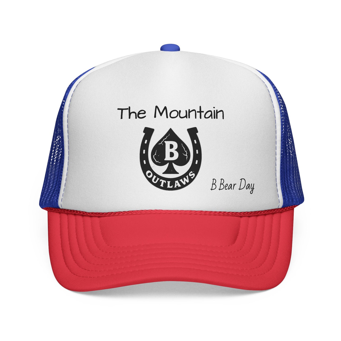 The Mountain Outlaws Trucker Hat – Red White Blue Edition
