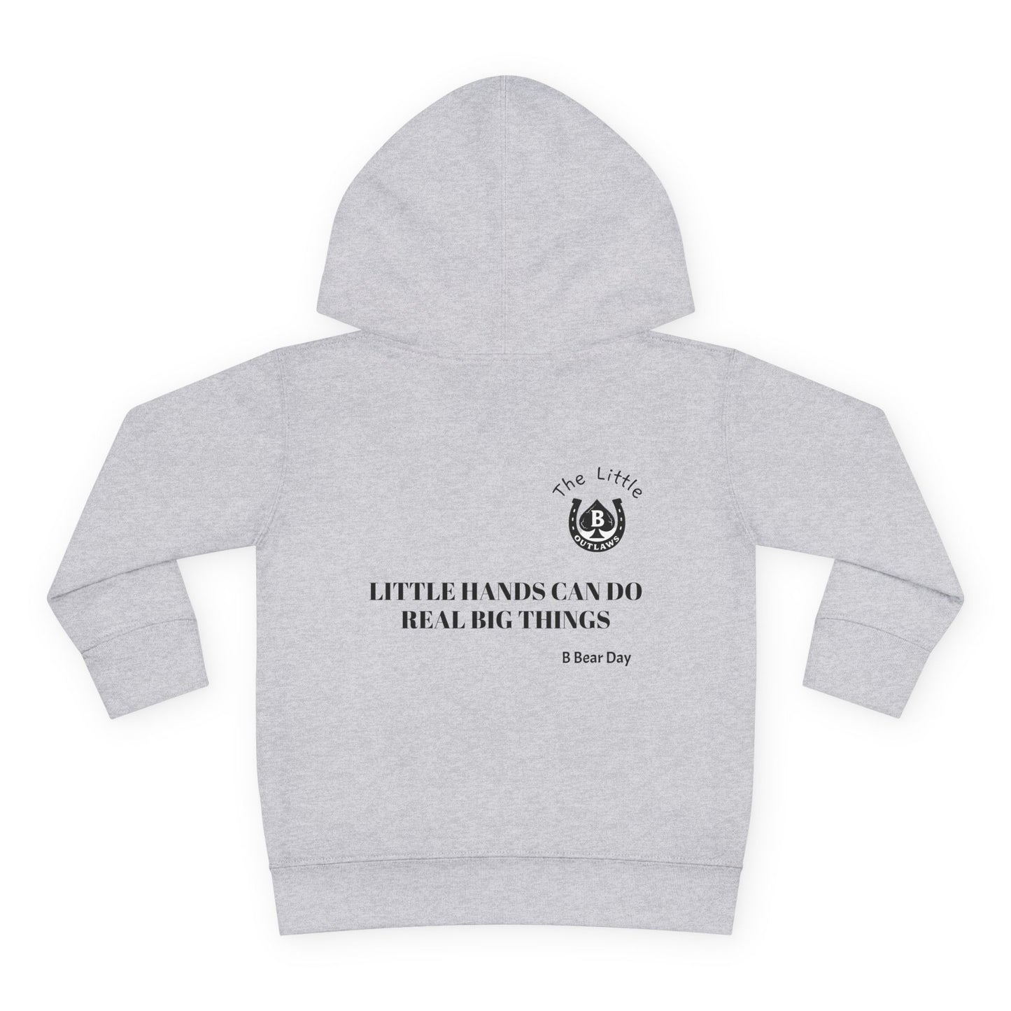 Little Hands Big Things Hoodie – Little Outlaws Blue Edition