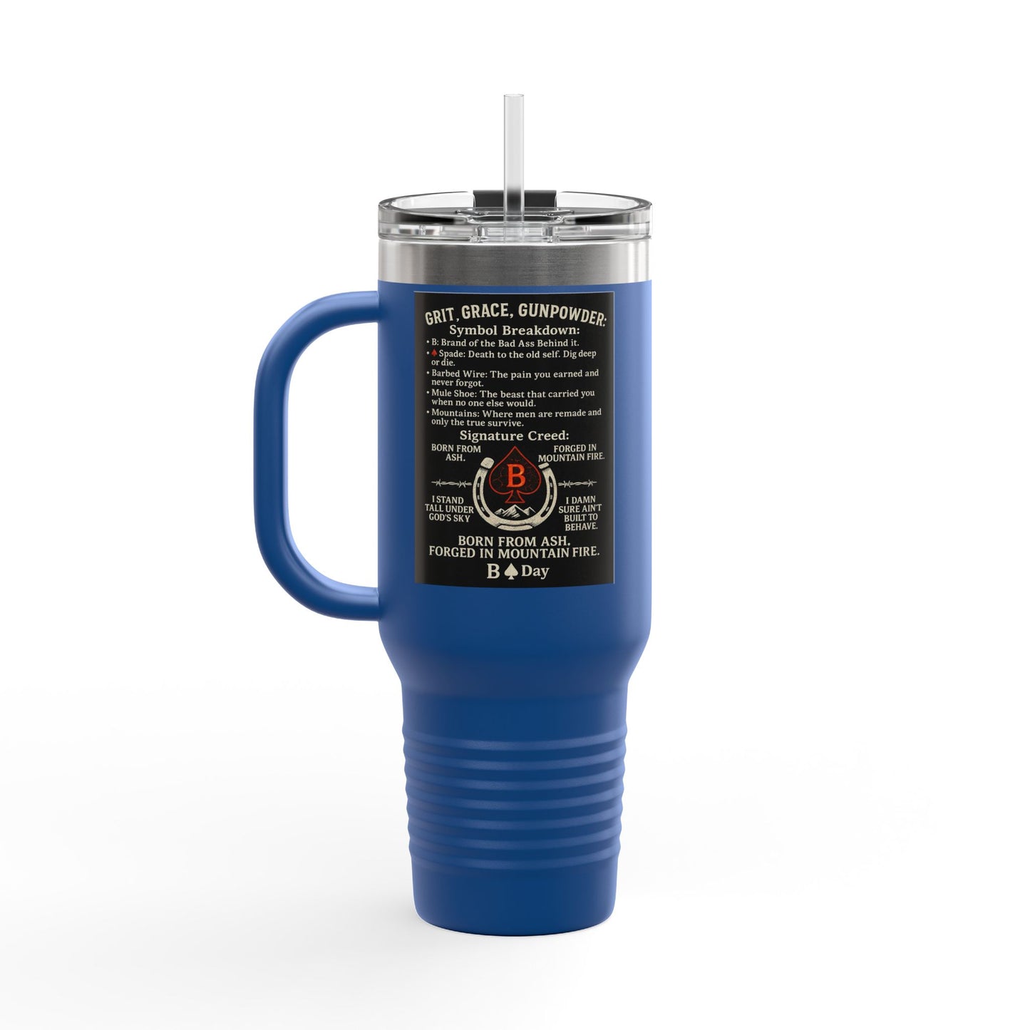 Grit. Grace. Gunpowder. — Signature Creed Mug (B Bear Day)