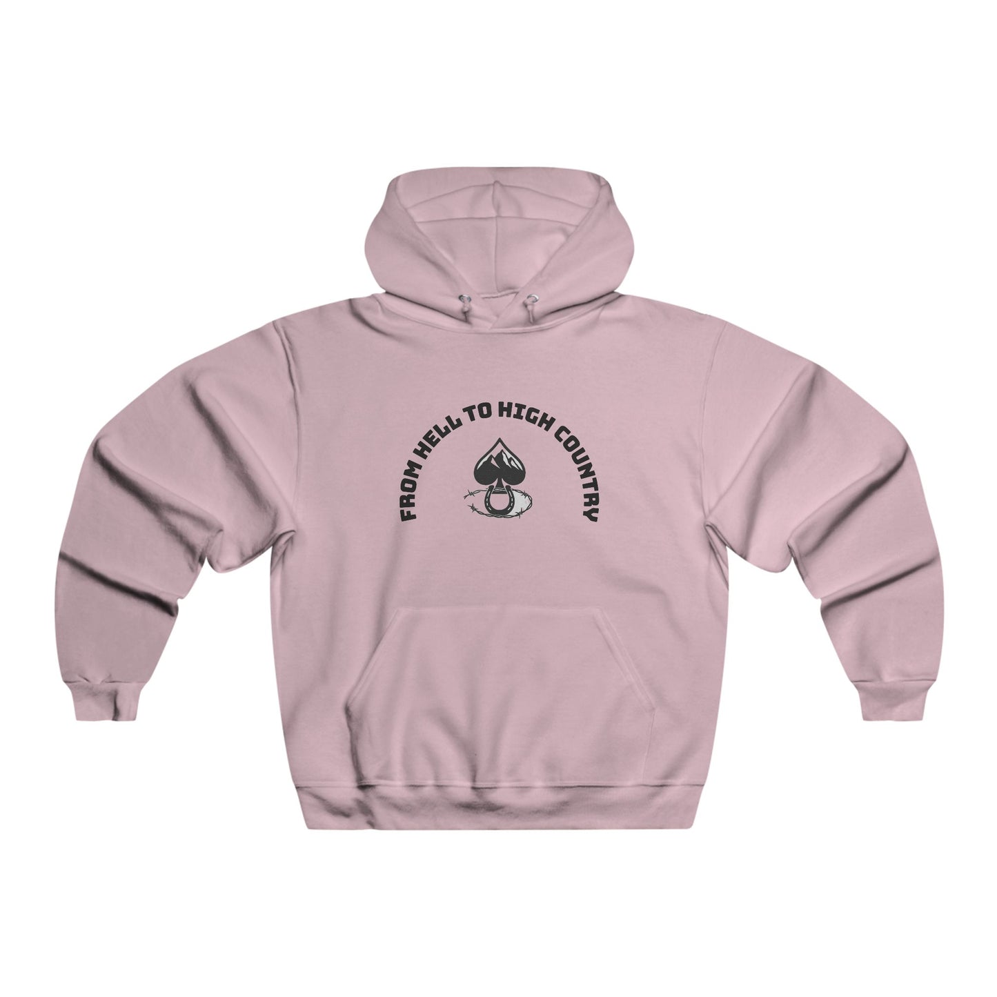Men's Graphic Hoodie – From Hell to High Country, Leave Me Wild Sweatshirt, Adventure Hoodie, Camping Gift, Outdoor Apparel, Stylish [...]
