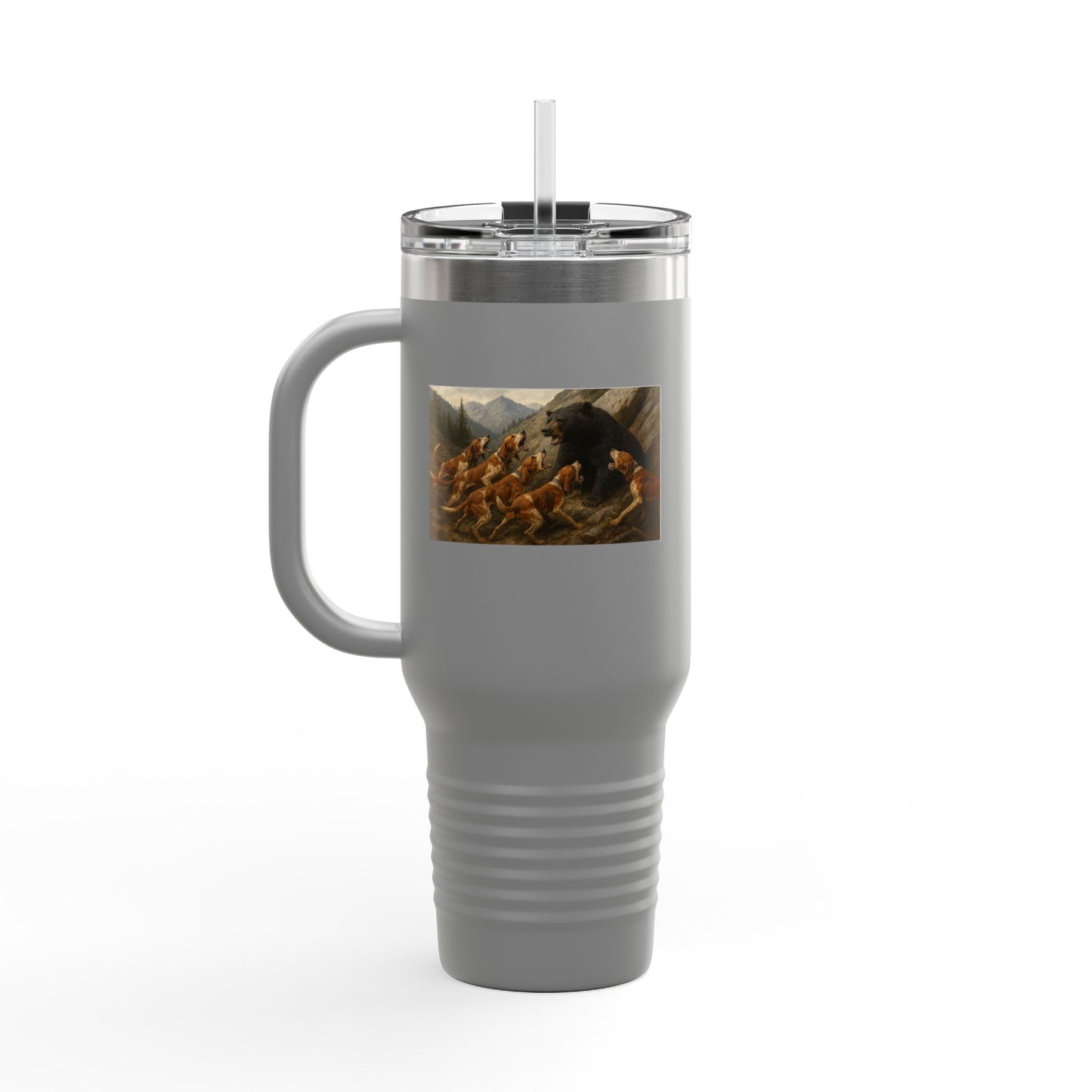 TMO Spade Logo 40oz Insulated Travel Mug with Handle