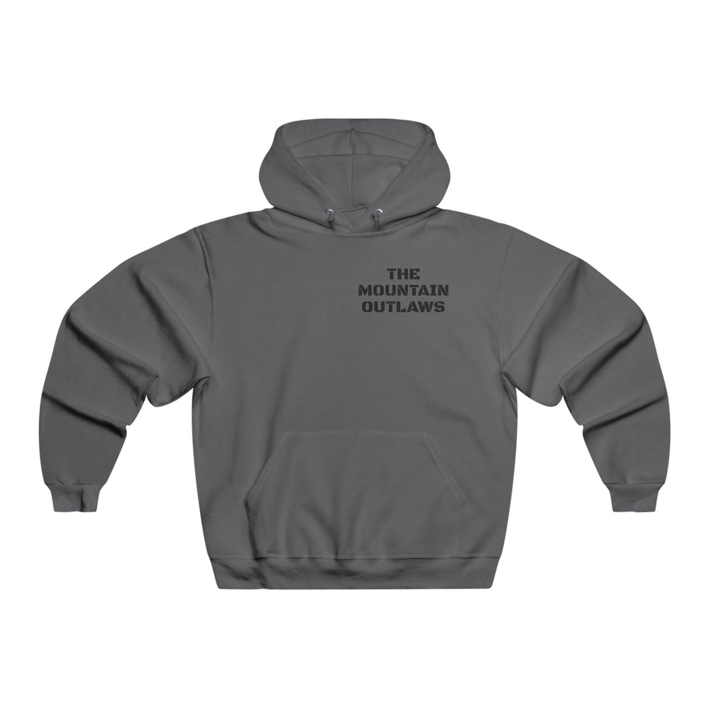 Mountain Outlaws Hoodie — "Warning: Hunting Area" Graphic Sweatshirt