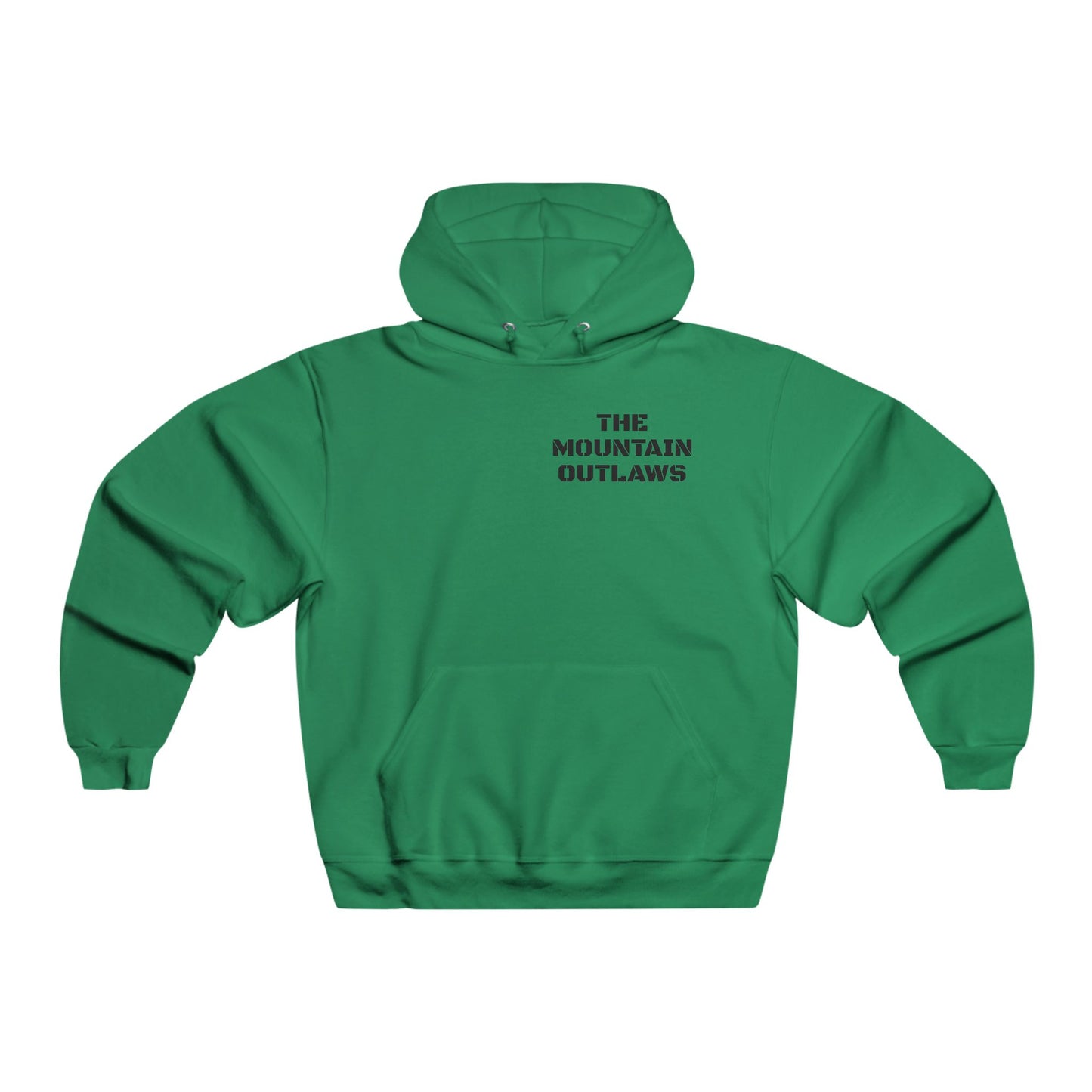 Mountain Outlaws Hoodie — "Warning: Hunting Area" Graphic Sweatshirt