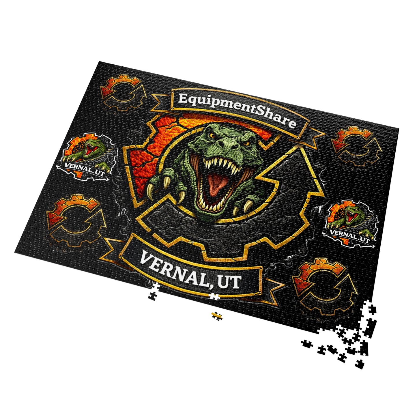 Jigsaw Puzzle with Tin