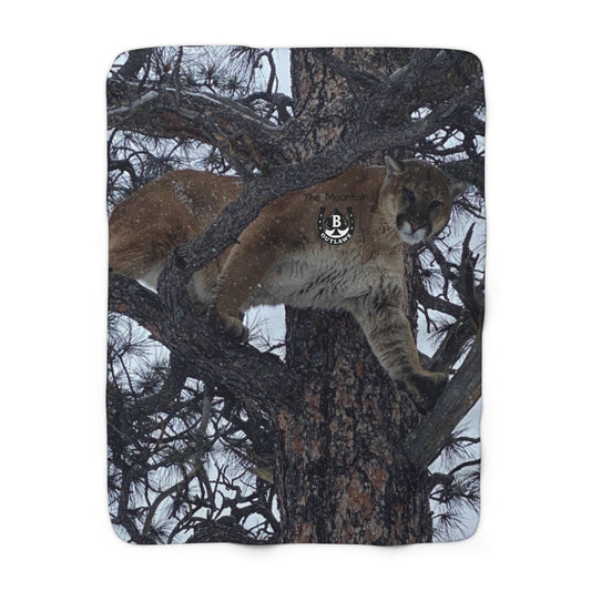 Cozy Sherpa Fleece Blanket - The Ghost Blanket – Mountain Outlaws Timber Watch