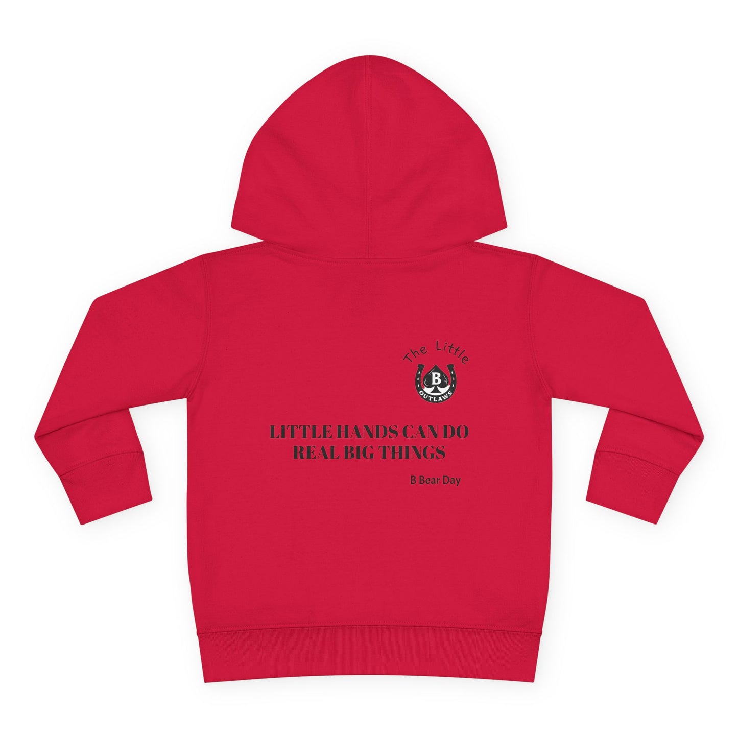 Little Hands Big Things Hoodie – Little Outlaws Blue Edition