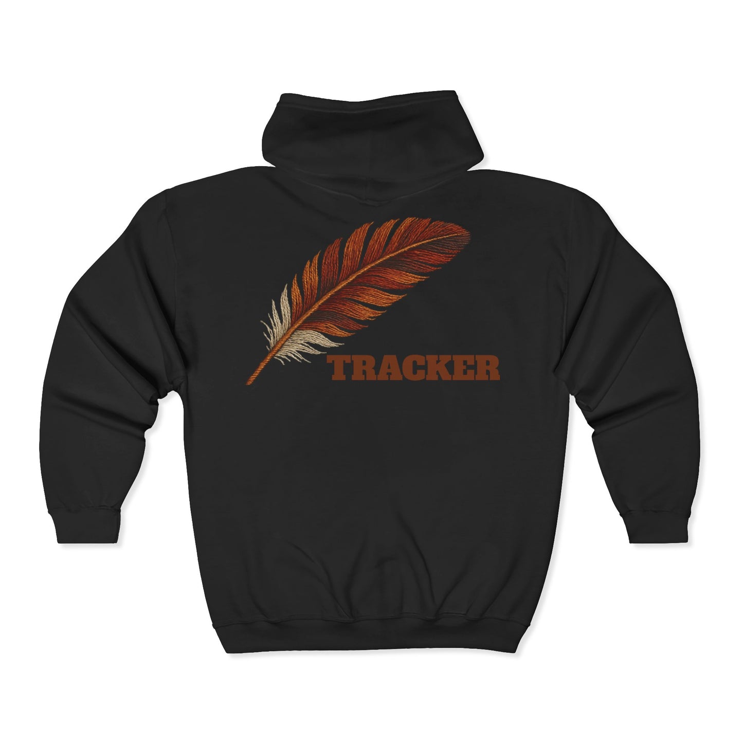 Cozy Unisex Full Zip Hoodie with 'Tracker' Design
