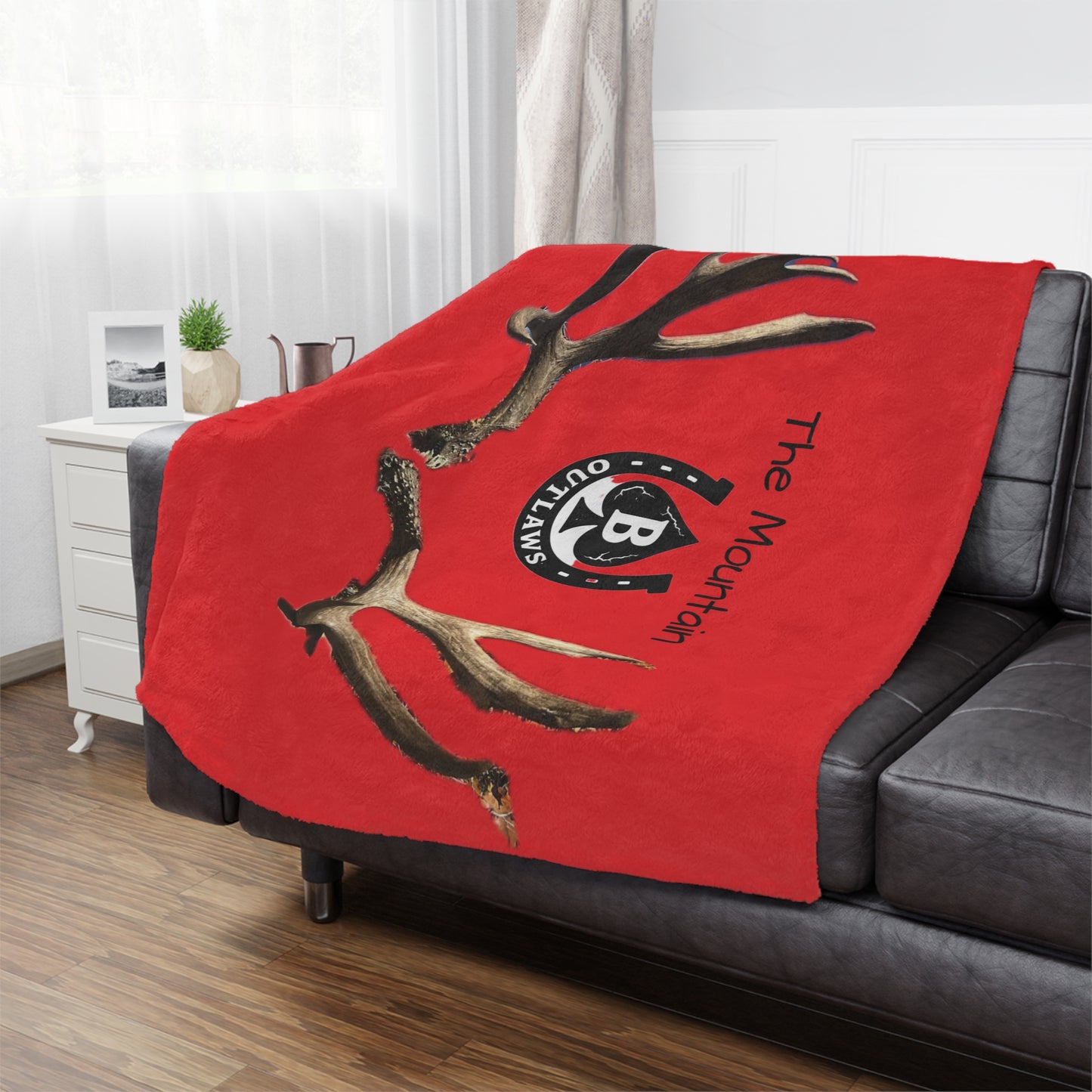 Rustic Outdoor Minky Blanket - The Signal Blanket – Mountain Outlaws War-post Edition