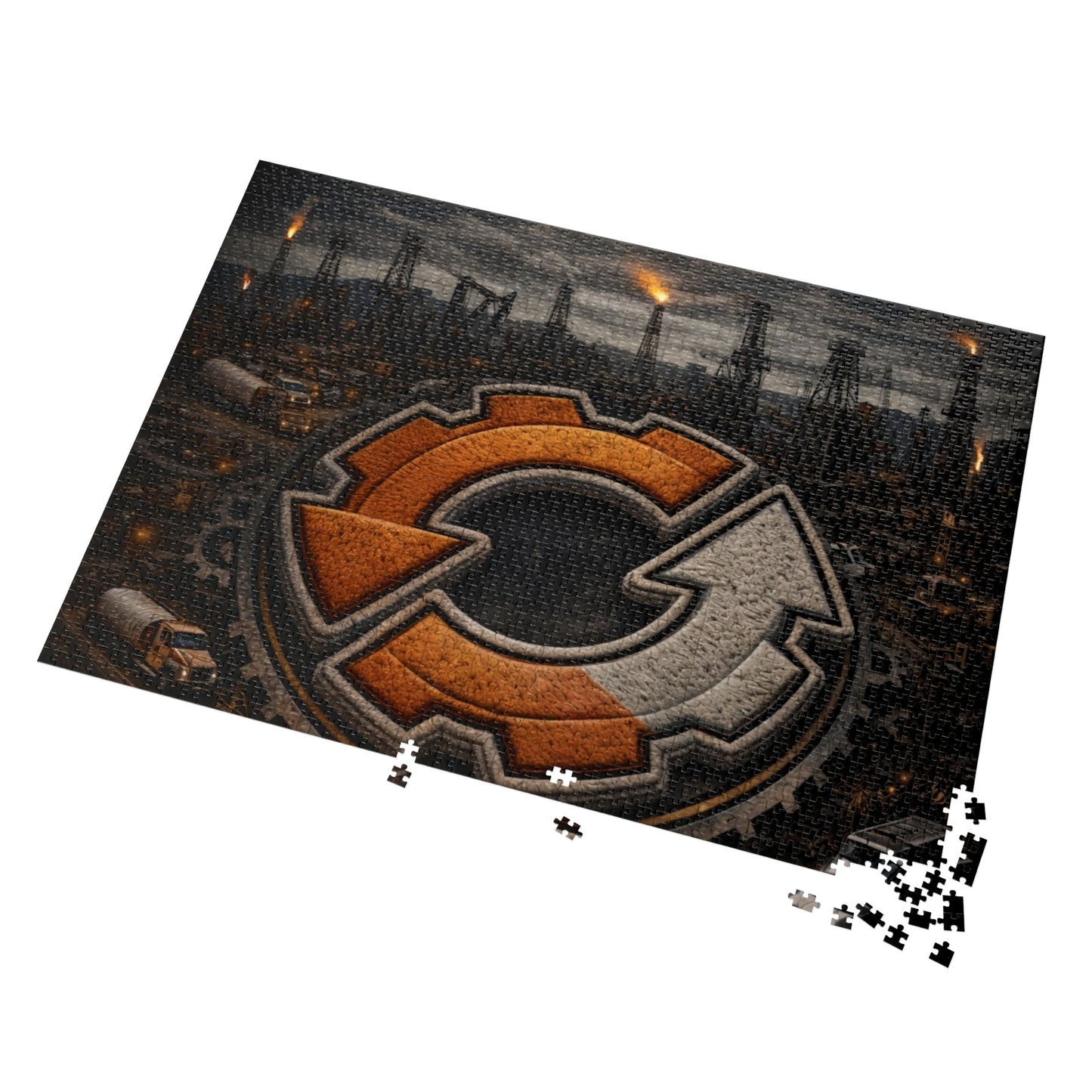 Jigsaw Puzzle with Tin