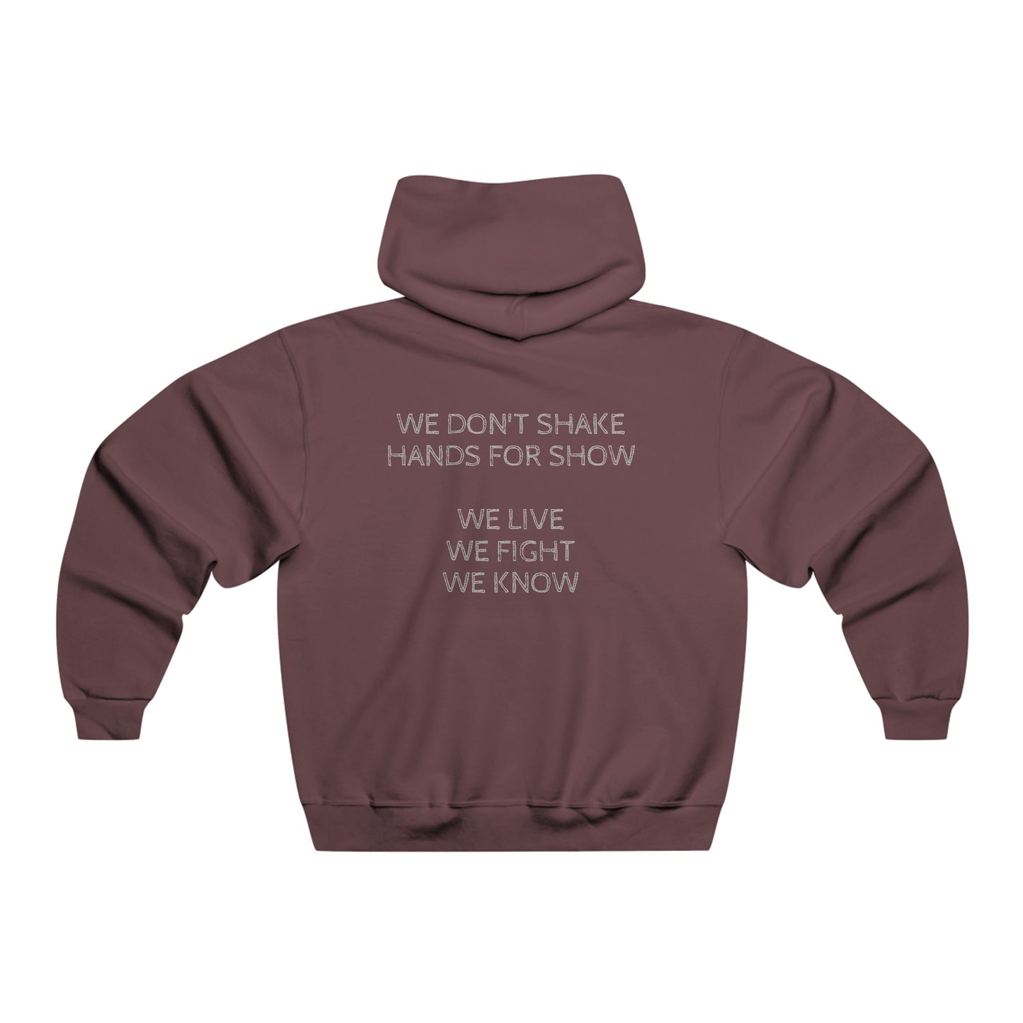 The Creed Hoodie – We Live. We Fight. We Know.