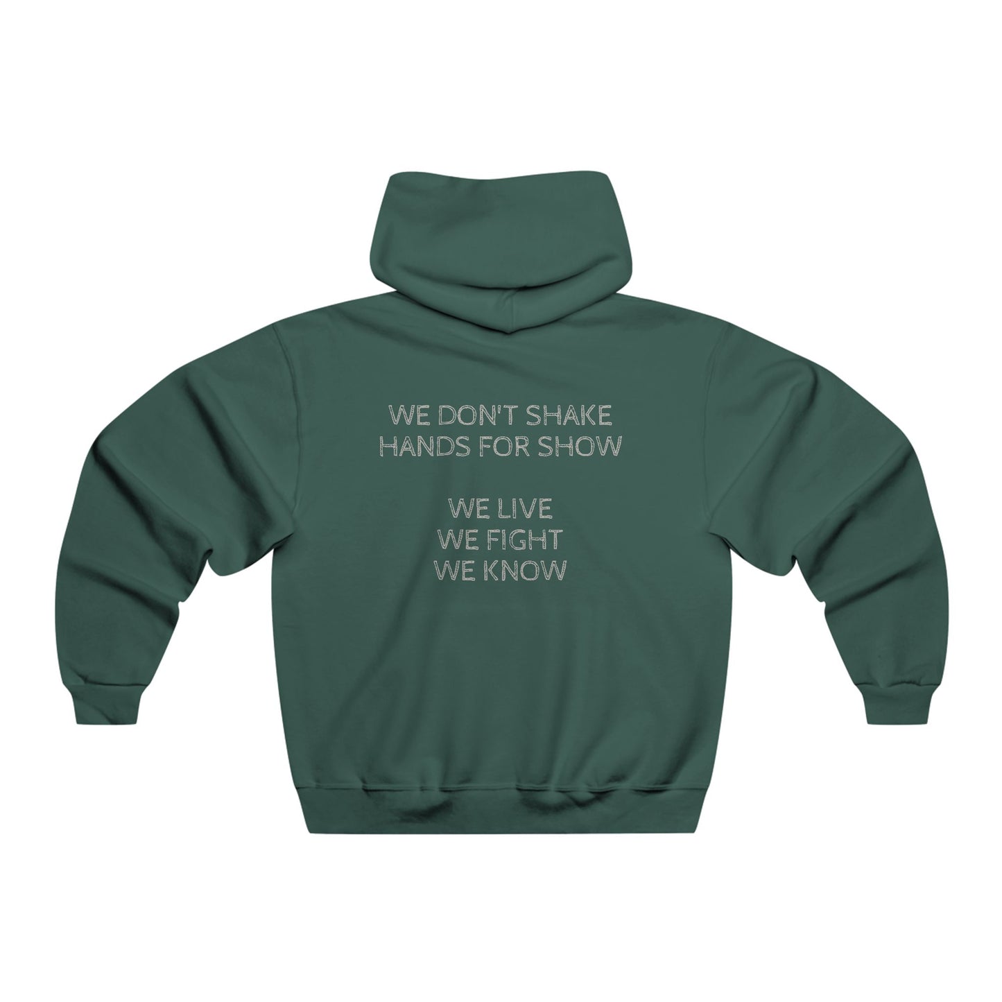 The Creed Hoodie – We Live. We Fight. We Know.