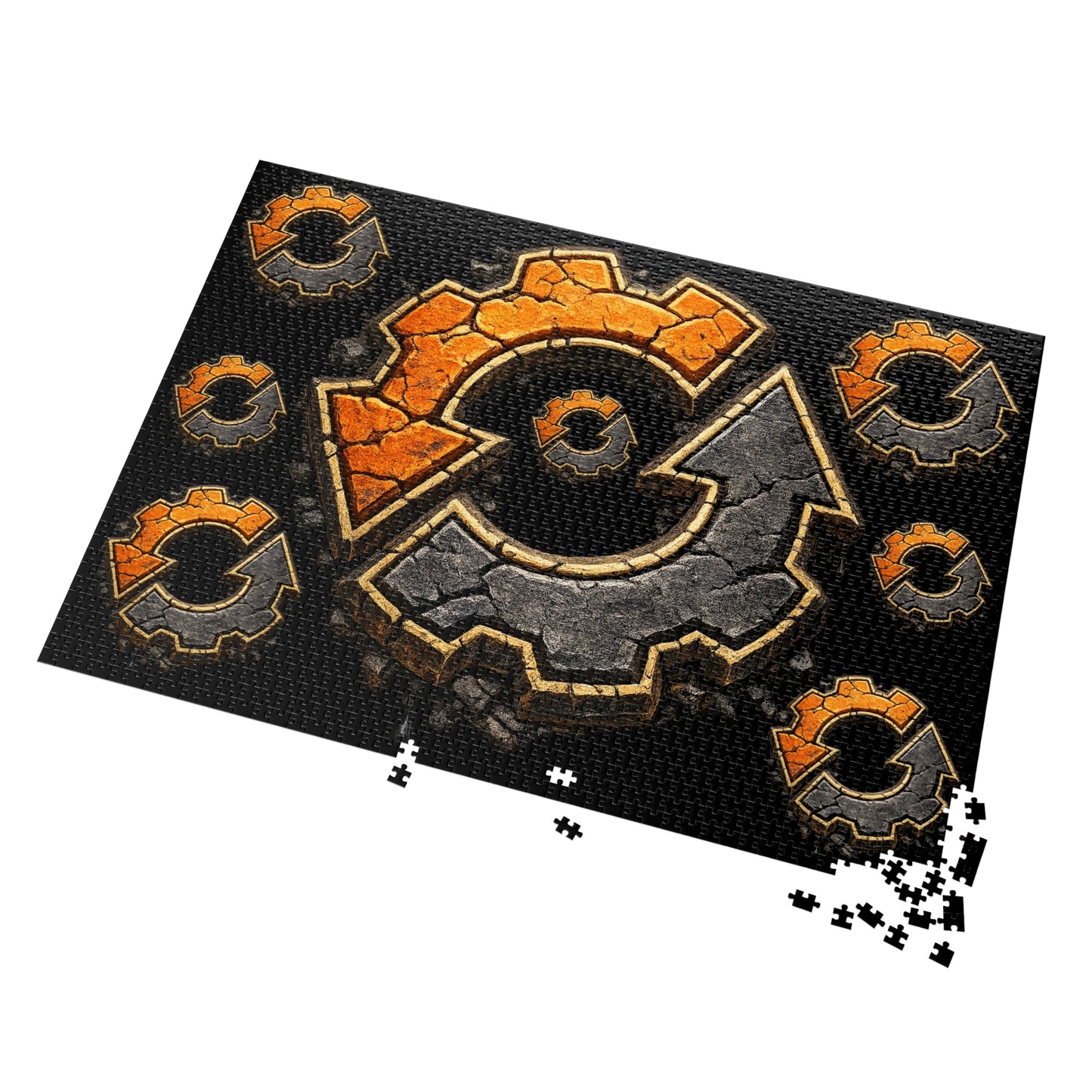 Jigsaw Puzzle with Tin