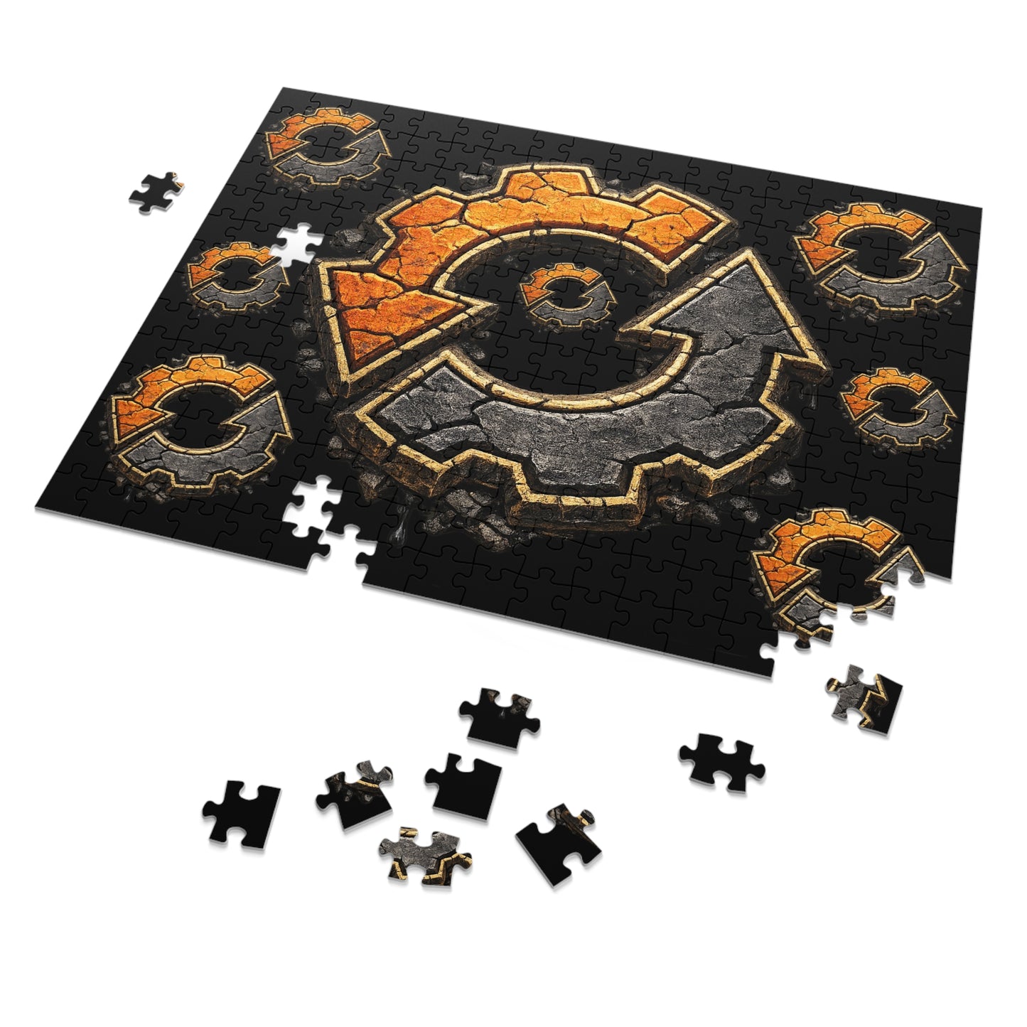 Jigsaw Puzzle with Tin