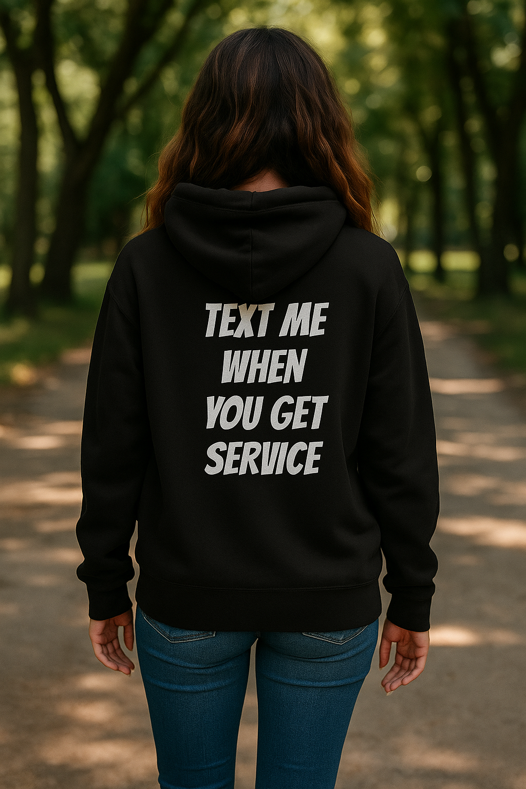 The Mountain Outlaws “Text Me When You Get Service” Hoodie