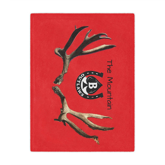 Rustic Outdoor Minky Blanket - The Signal Blanket – Mountain Outlaws War-post Edition