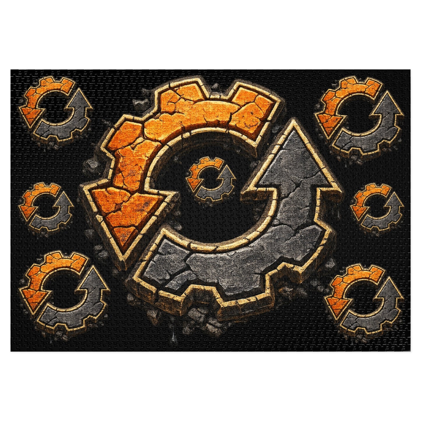 Jigsaw Puzzle with Tin