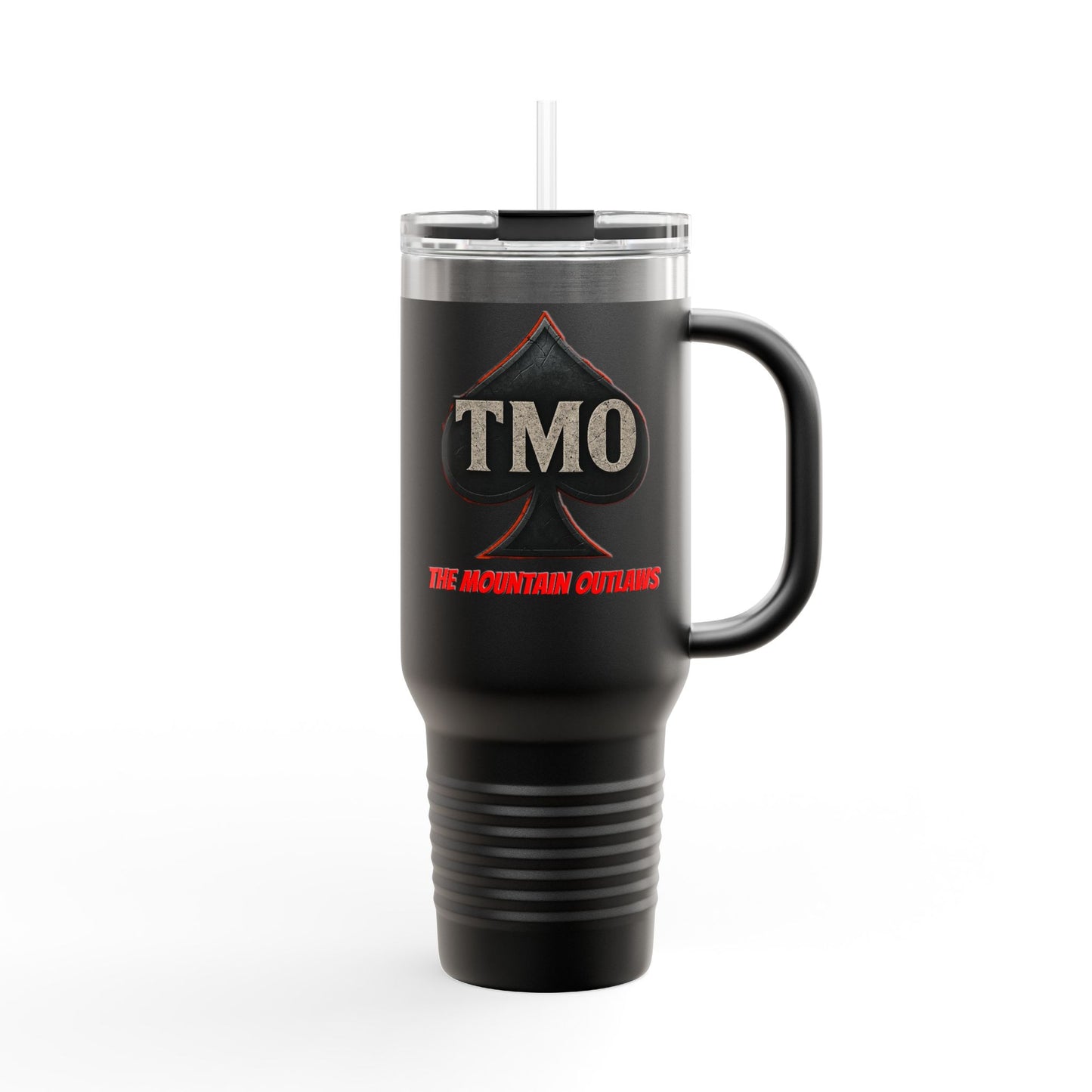 TMO Spade Logo 40oz Insulated Travel Mug with Handle