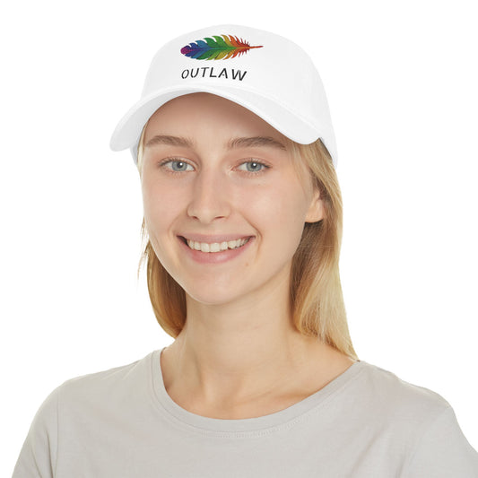 Outlaw Feather Low Profile Baseball Cap