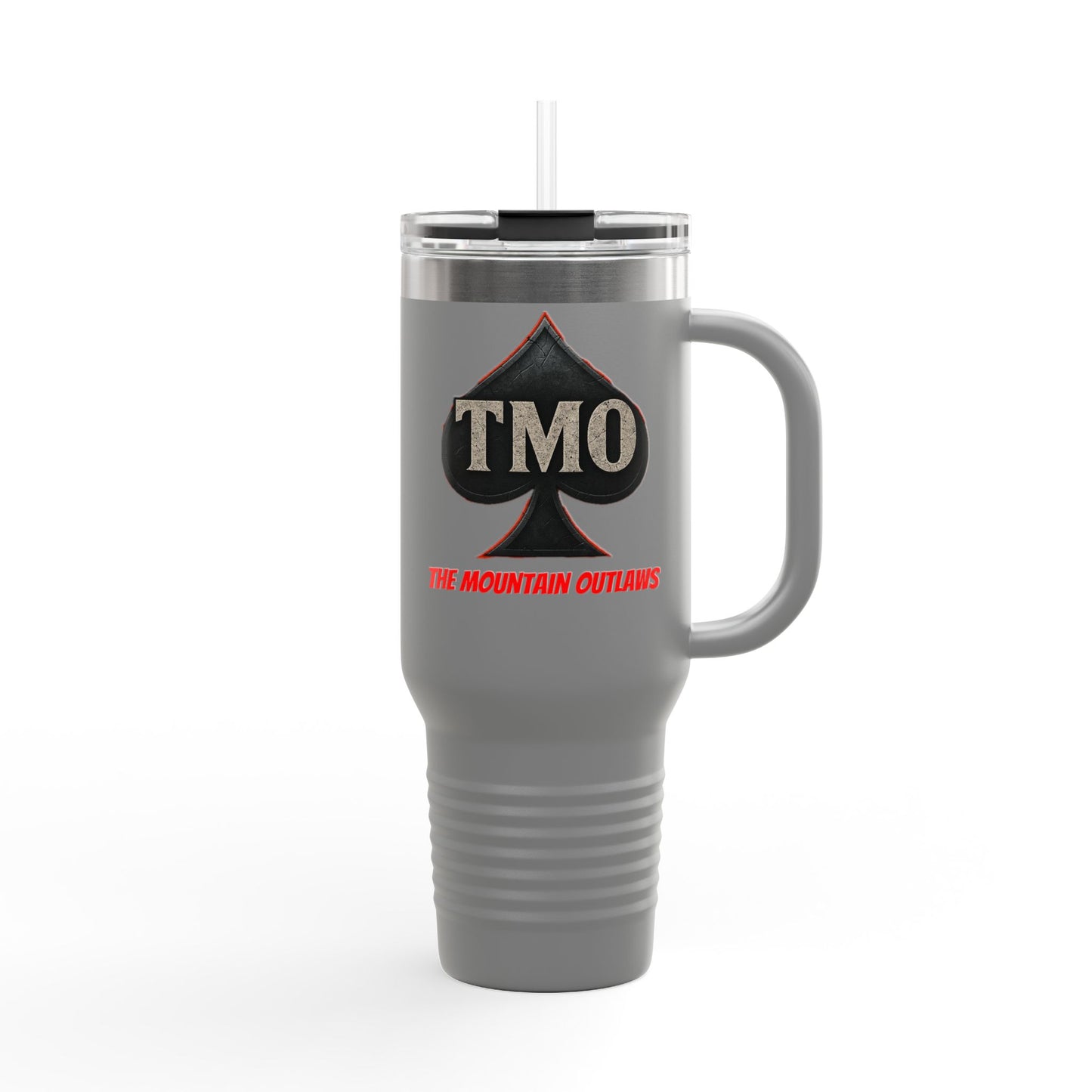 TMO Spade Logo 40oz Insulated Travel Mug with Handle