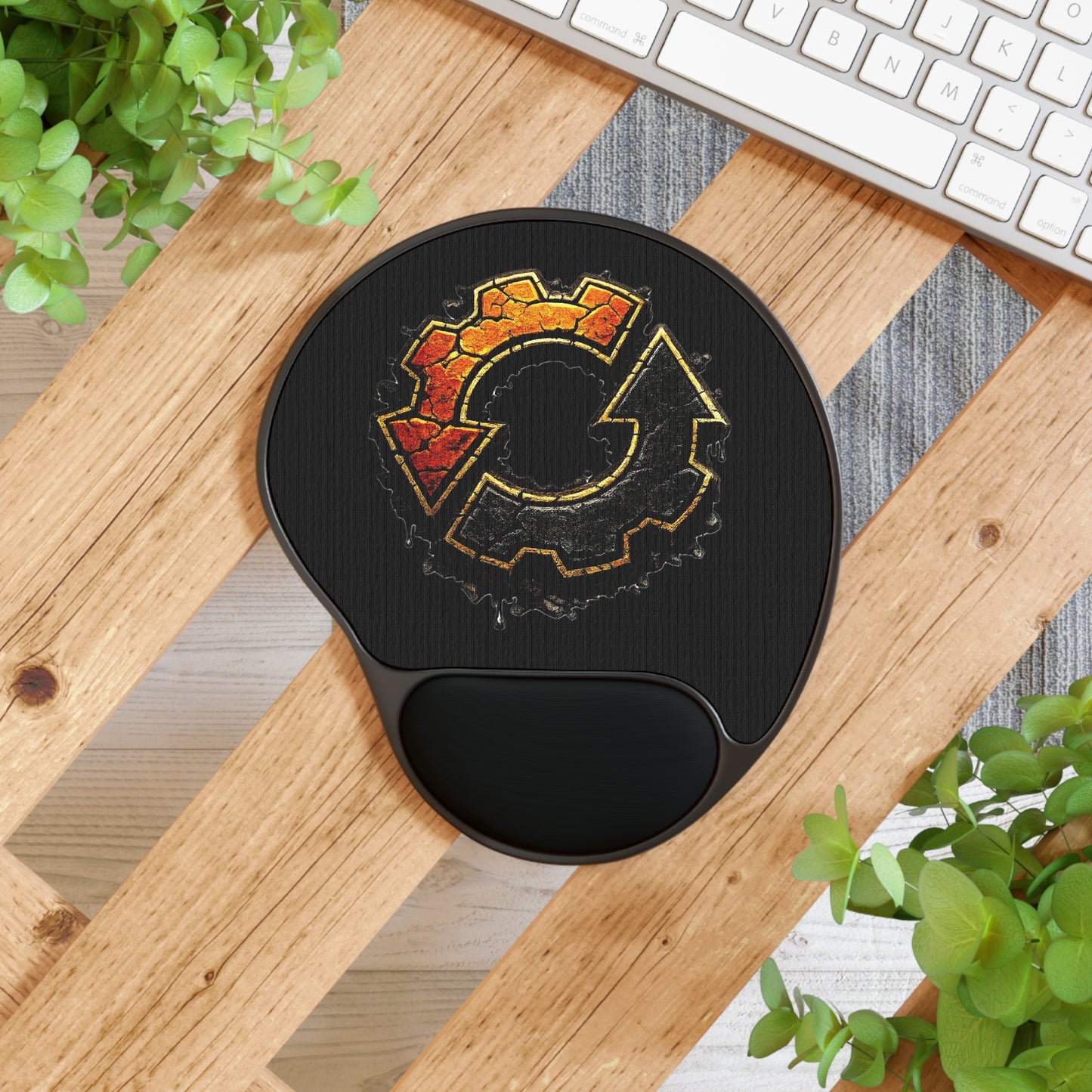 Gaming Mouse Pad with Wrist Rest