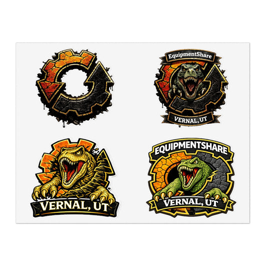 Sticker Sheet | 5-Pack Holographic Outdoor Decals