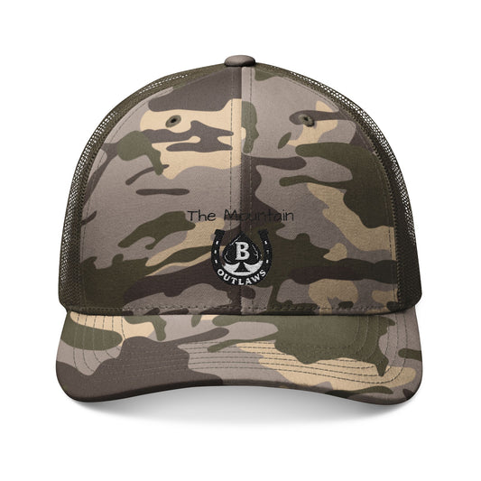 The Mountain – Camo Outlaw Tracker Cap